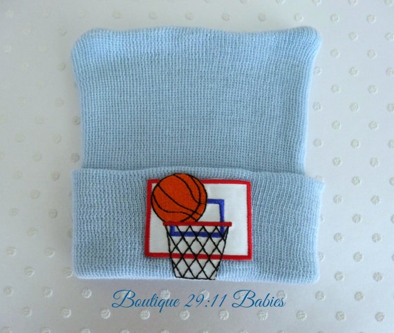 newborn basketball hat