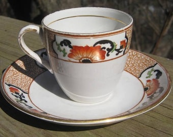 Japanese Style Demitasse Cup and Saucer