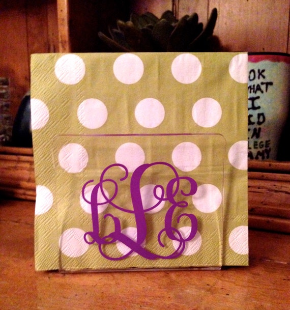 Personalized Acrylic Napkin Holder