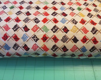 Pirate flag Alexander Henry cotton fabric