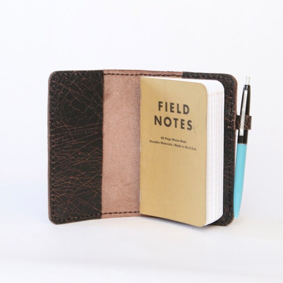 Field notes cover leather cover for field by beautyandthebiker