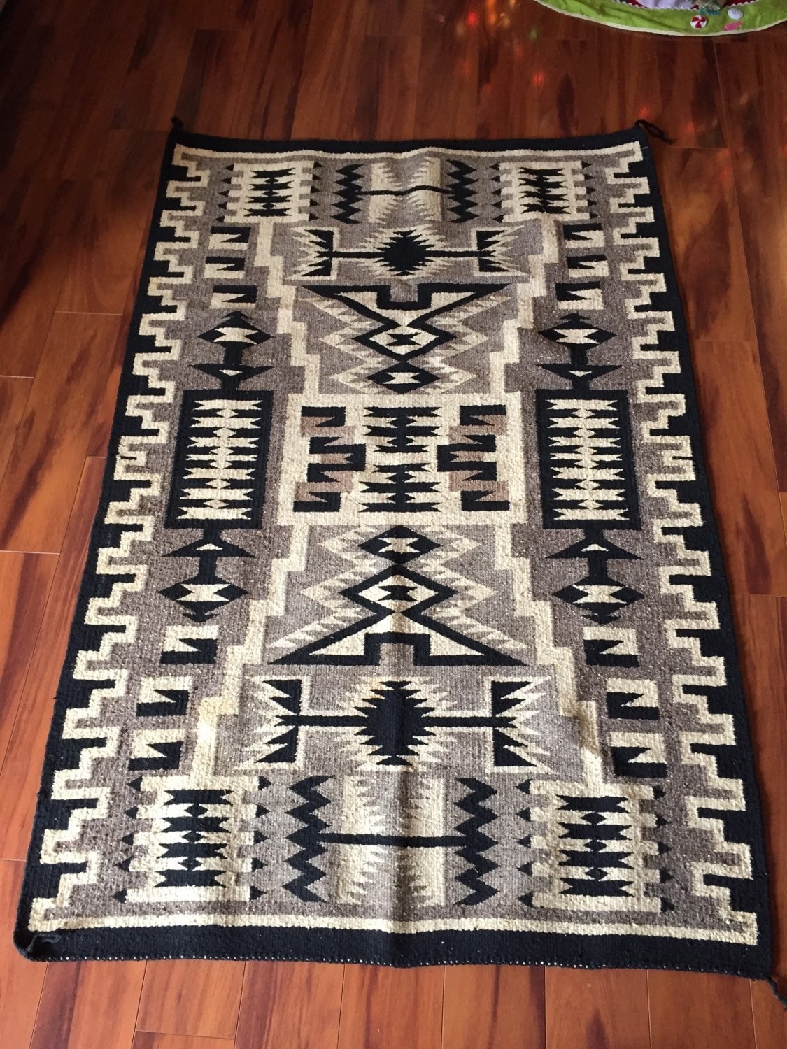 1Genuine Navajo rug storm pattern by KauaiKoa on Etsy