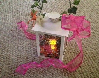 wrought iron lantern centerpieces