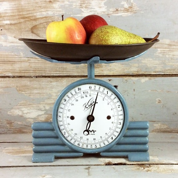 Vintage German Krups kitchen scale art deco