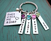They Call Me Giggy, Grandma Keychains, Mother Gift, Gift from the kids, Mothers day, Mothers Gift,  Aunt Gift, Grandmother Gift