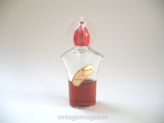 YARDLEY Freesia small perfume bottle art deco by VintageImageBox
