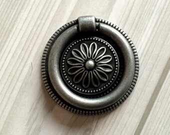 Antik Messing Blume Möbelknöpfe Griffe für Möbel von LynnsHardware