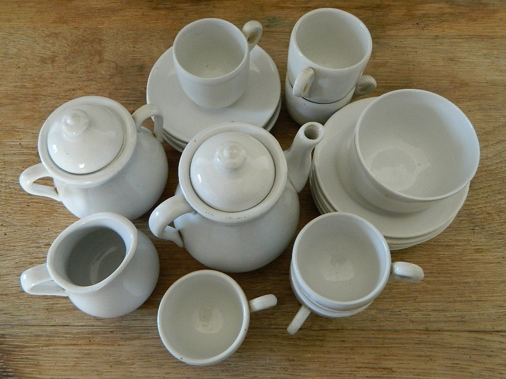 antique childs tea set