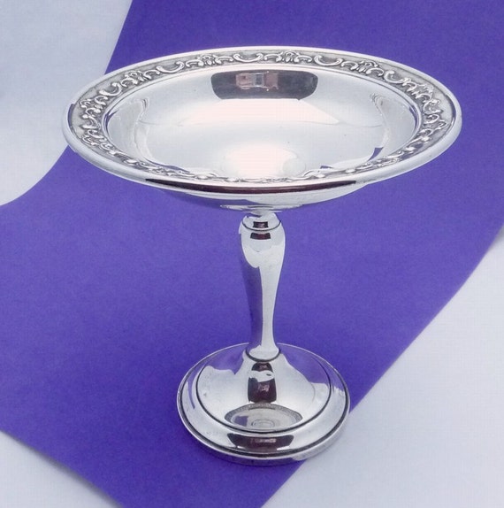 Vintage Gorham Sterling Silver Raised Compote Candy by NoisyBoy14