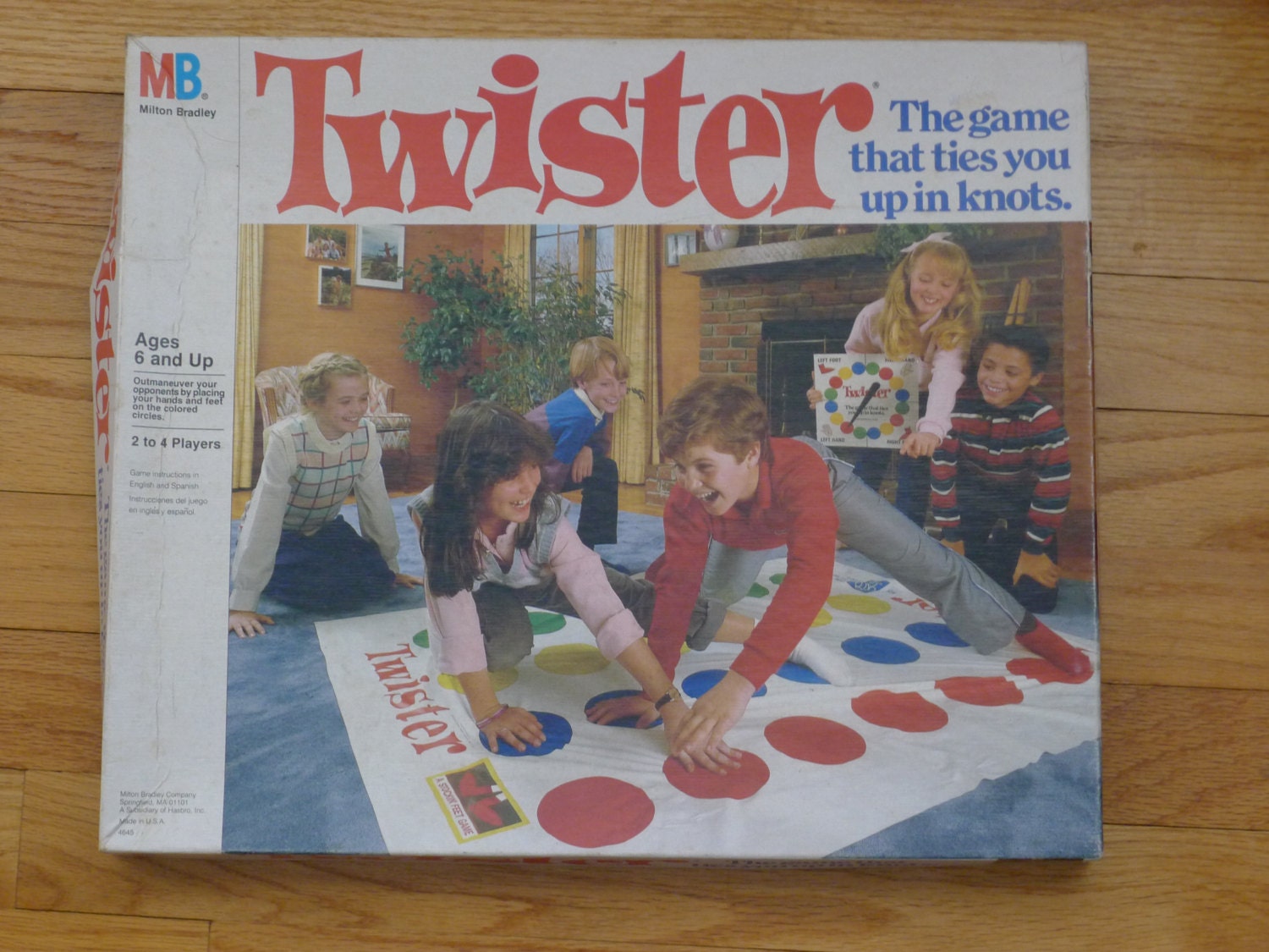 TWISTER game complete in box 1986 version