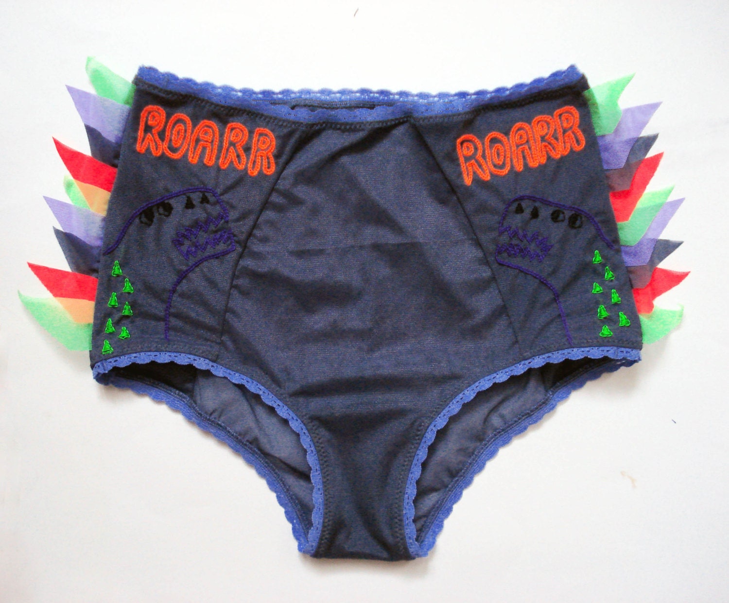 Dinosaur panty by FRKSlingerie on Etsy