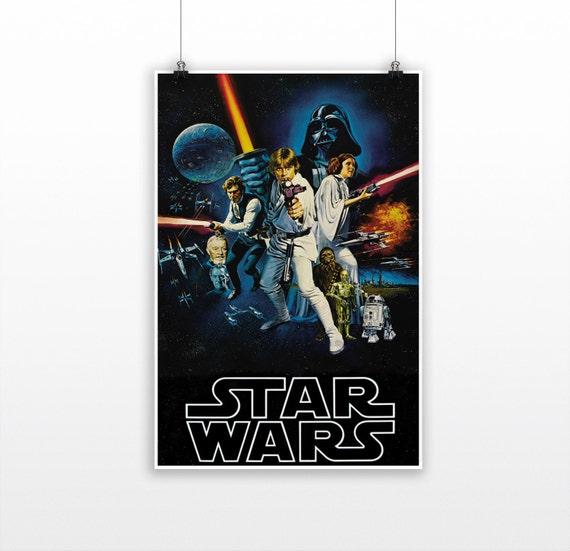 Star Wars poster Home Theater Decor Movie Poster Print