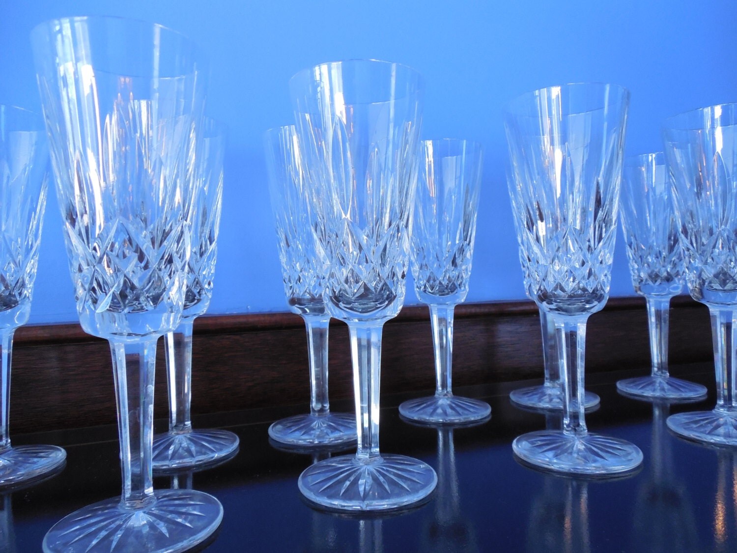 Waterford Crystal Champagne Flutes set of by LaytonandEverett