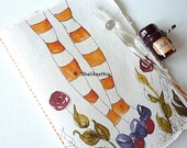 Gardening an original design for this colourful Journal or Notebook with lined pages