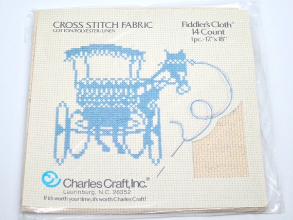 Items similar to YARD SALE- Cross Stitch Fabric, Counted Cross Stitch