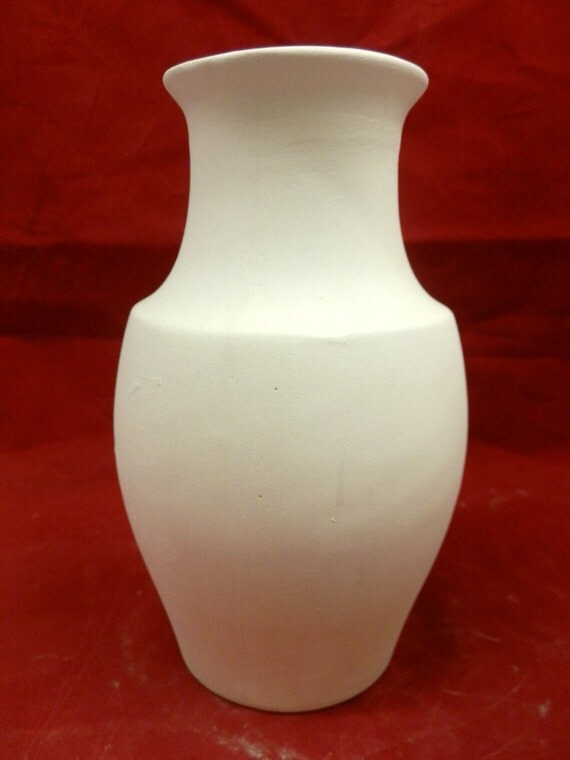Ceramic Bisque* Long Neck Vase *Ceramic Bisque*UPaint