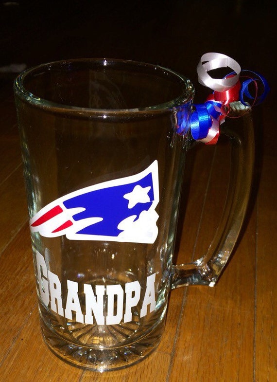 NFL Team Logo Beer Mug ANY TEAM by BitsNPiecesBySK on Etsy
