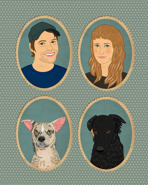 Etsy Pet Portraits POPSUGAR Pets