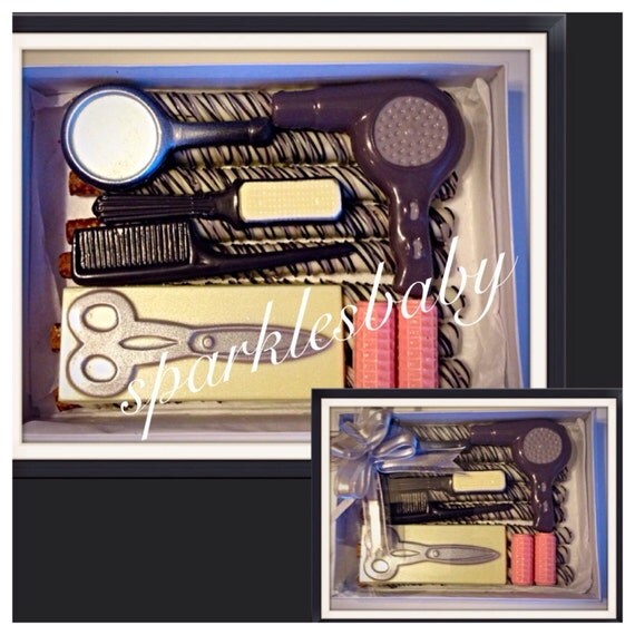 Hair Stylist Chocolate Gift Box Hair Stylist tool set