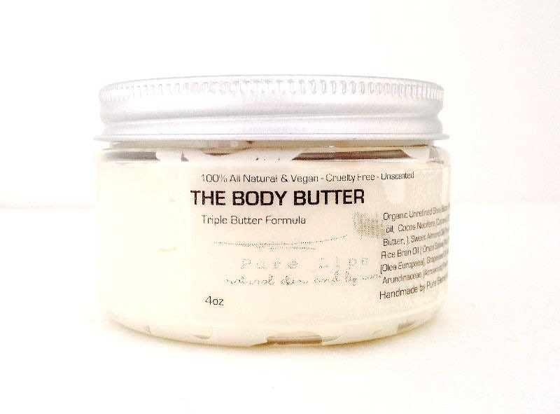 8oz Unscented Shea Butter Body Butter Cream for Sensitive