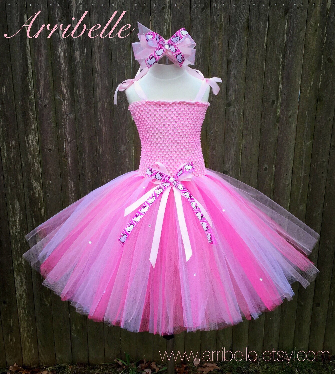 Pink Hello Kitty Tutu Dress