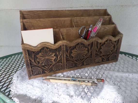 vintage mail organizer shabby chic desk by theflyinghostess vintage mail organizer shabby chic desk by theflyinghostess