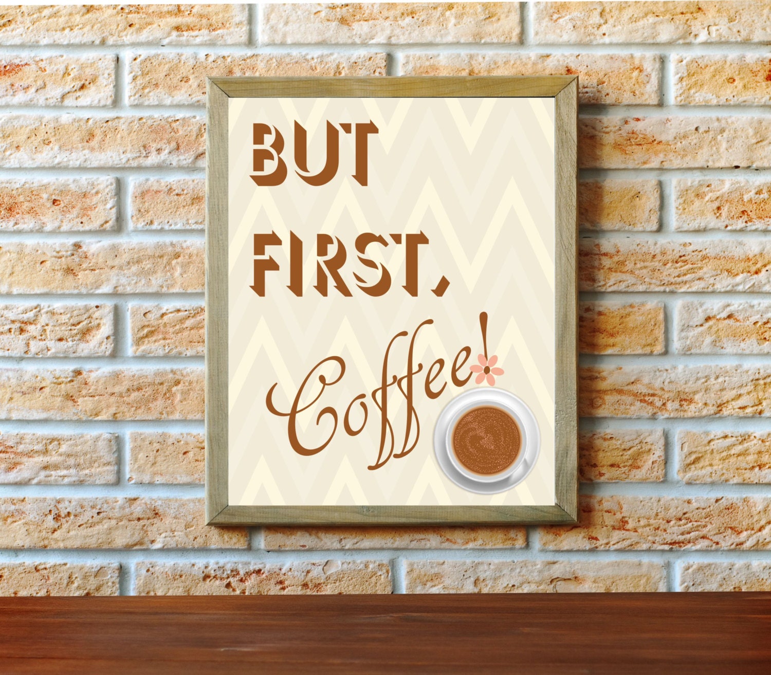 But First Coffee Kitchen Wall Art Coffee Art Print Kitchen