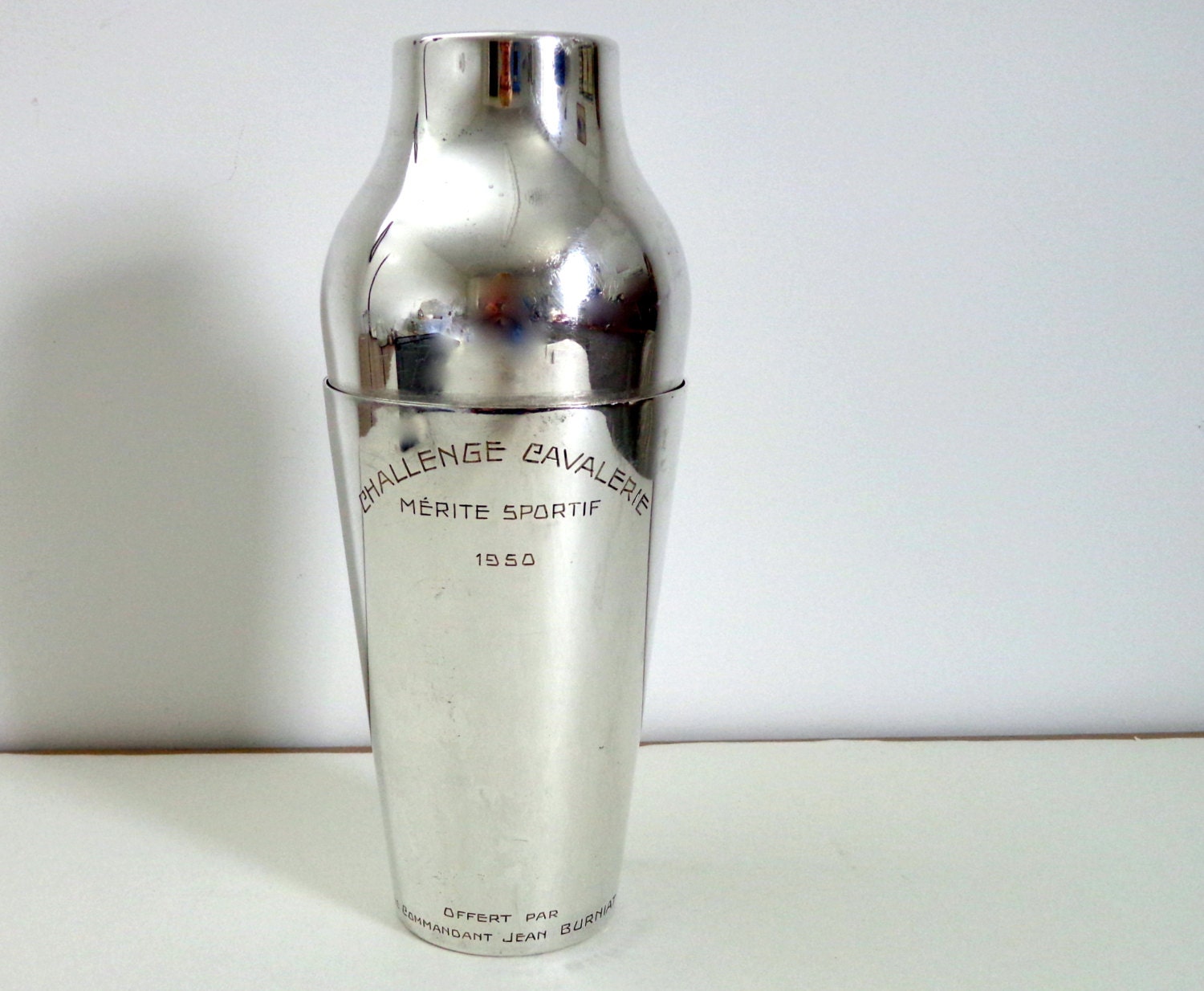 Christofle cocktail shaker vintage French cocktail shaker