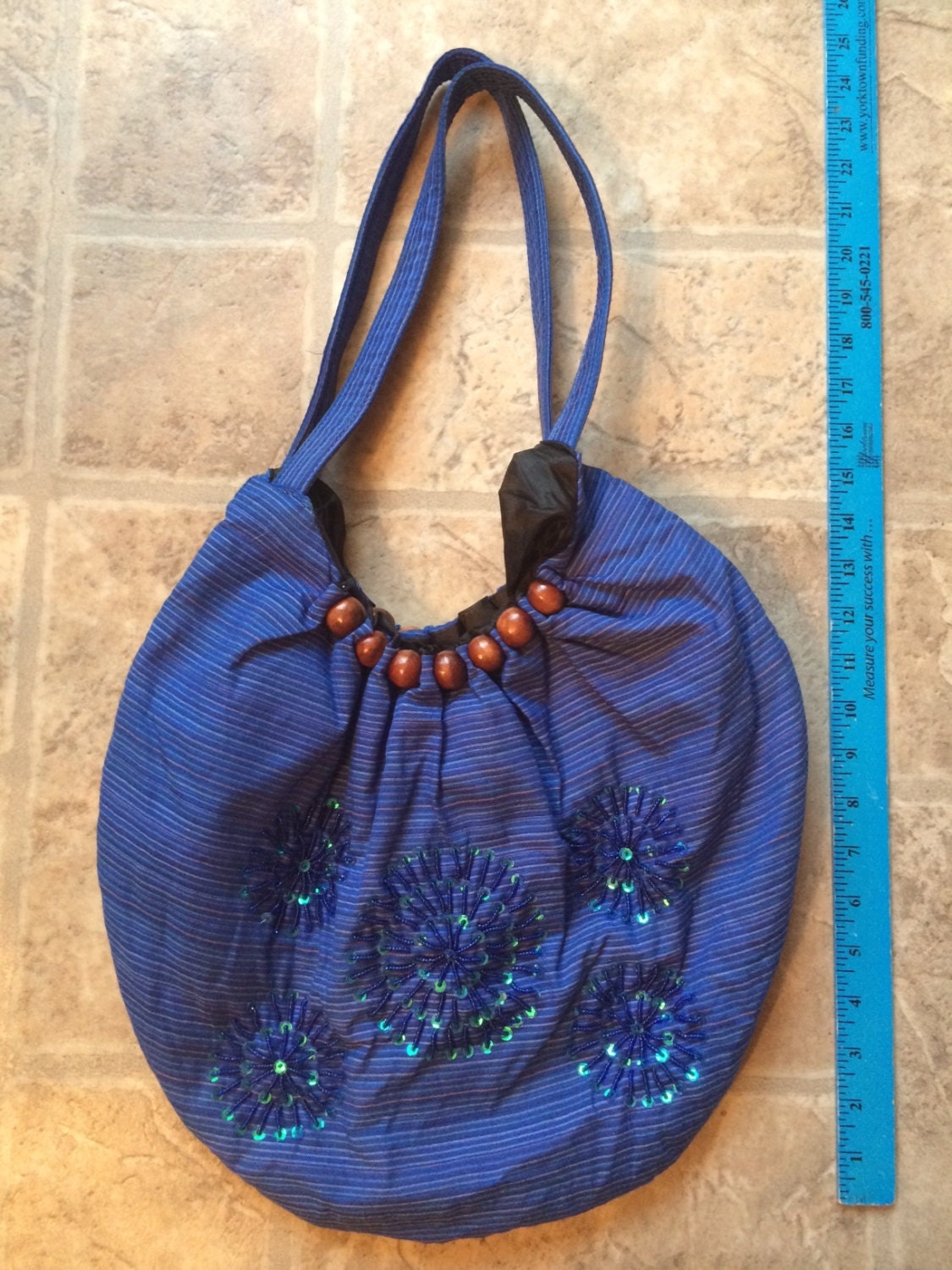 Hand-made Hand Bag / Purse From Bali Indonesia Beaded Sequins