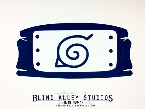 Items similar to Hidden Leaf Village Headband Decal on Etsy