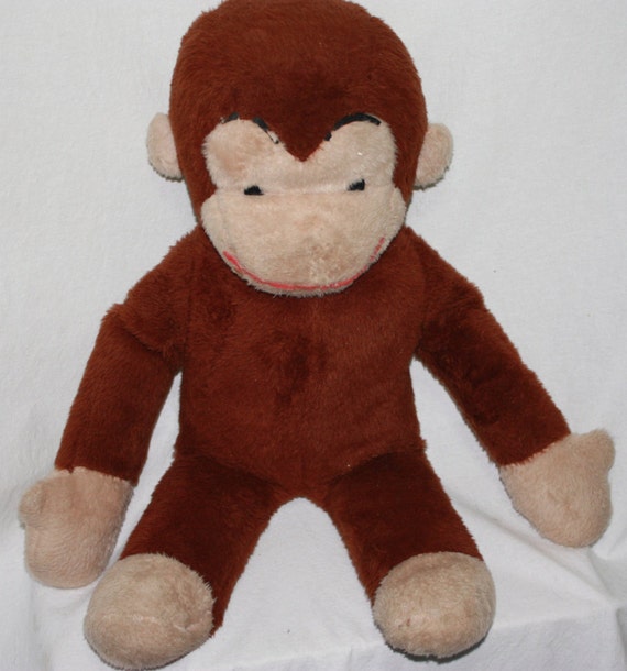 vintage curious george doll