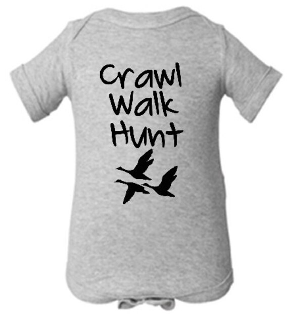 DUCK hunting baby bodysuit duck hunting baby clothes duck