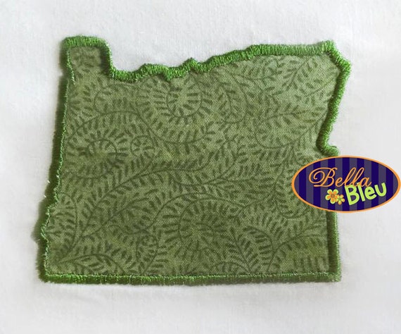 Oregon state applique embroidery design monogram Oregon state applique embroidery design monogram