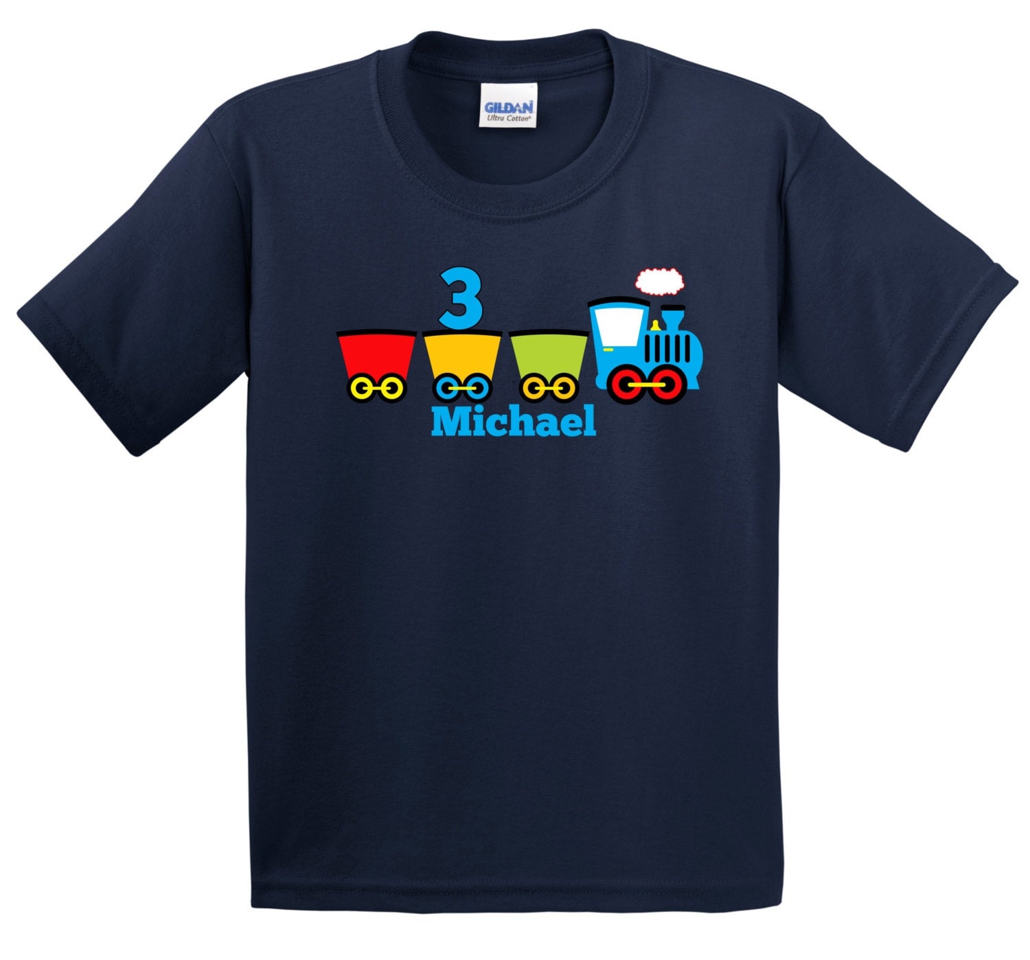 personalized kids tshirt for Train party Train shirt for