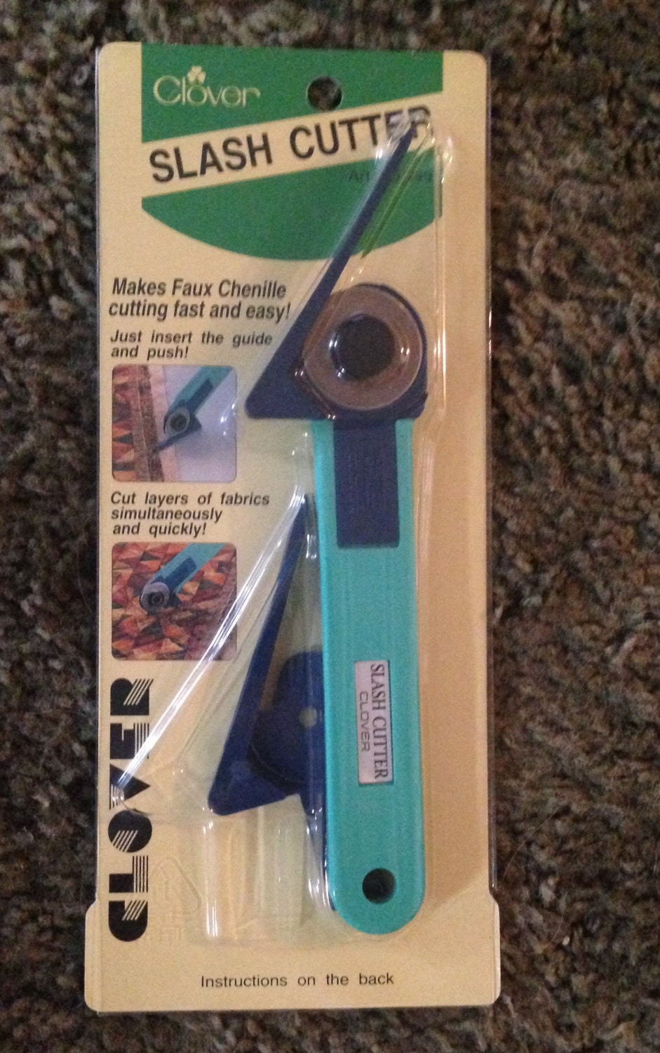 Clover Slash Cutter 499 Faux Chenille Cutter Makes by HavenHoard