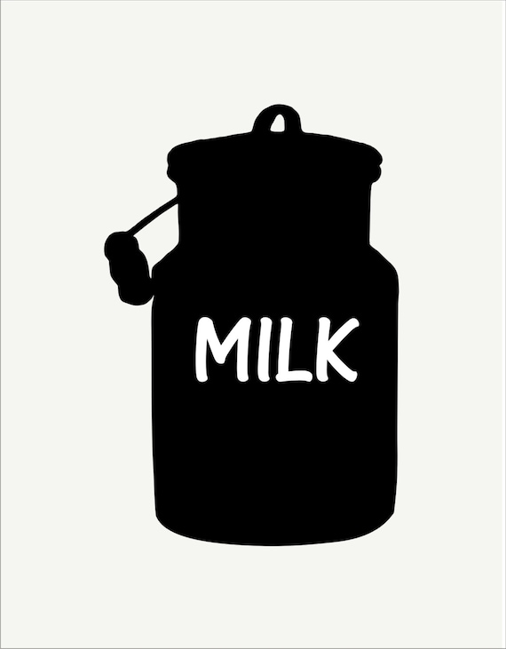 Items similar to MILK Can Stencil 2 pc STENCIL 6 sizes Create Farm