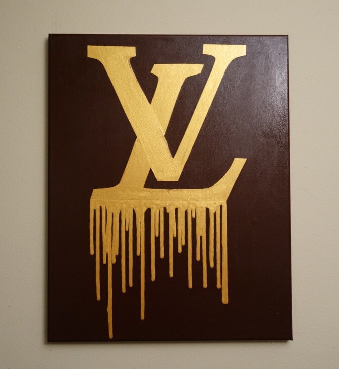 Louis Vuitton Drip MADE TO ORDER 16x20 Acrylic by TiffanyUssery