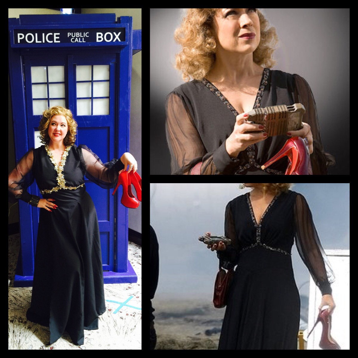 River Song Time of Angels Doctor Who Inspired Cosplay Dress