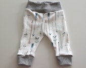 Organic Cotton Arrow Leggings. Toddler Leggings. Baby Leggings. Boy. Girl. Hipster Clothes. Outfit of the Day.