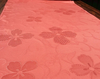 Kimono naturally dyed silk textile 10.2m*37cm red by madder root 003