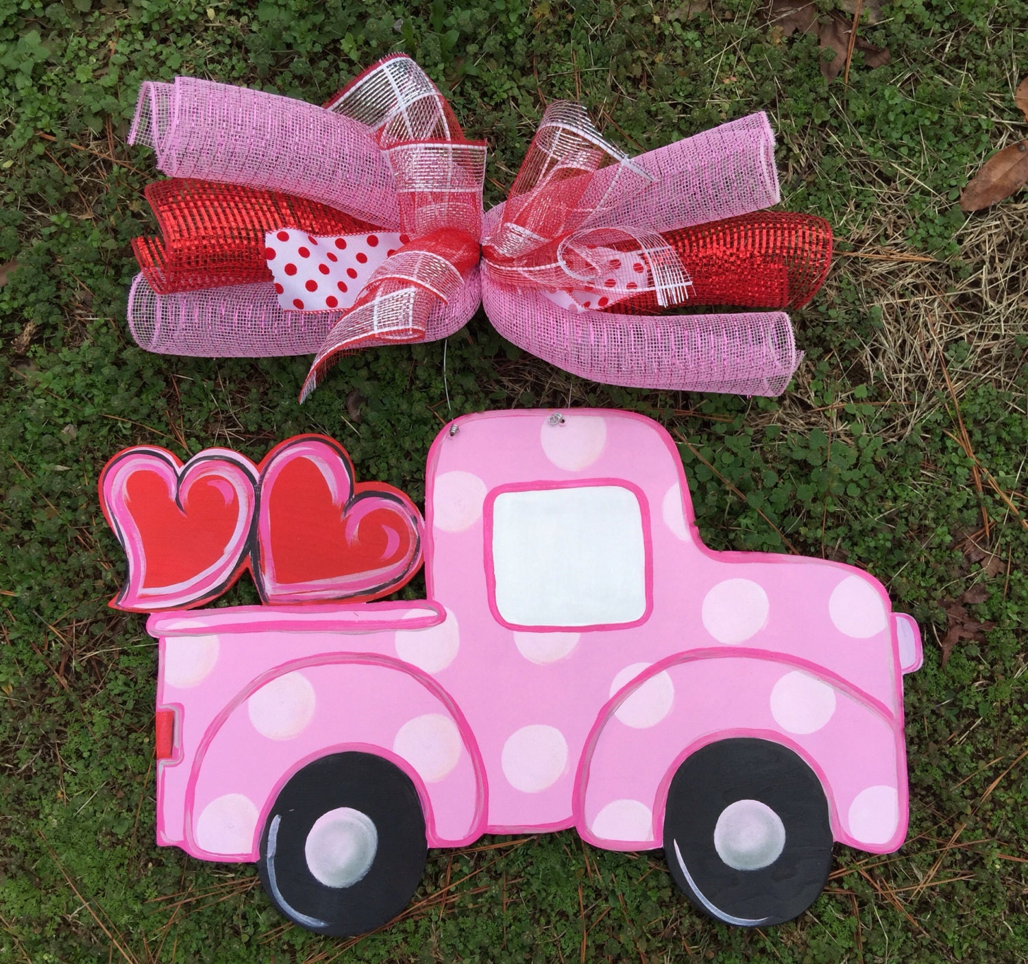 Valentine door hangerValentine truck door hangerHeart door