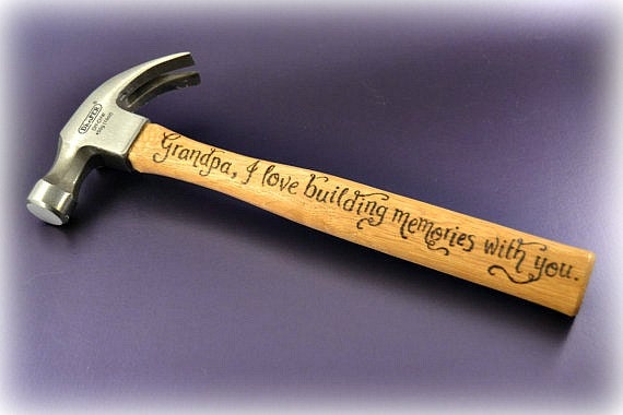 Personalised Hammer Gift for Grandad Birthday Gift Ideas