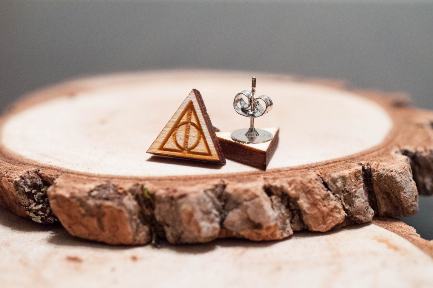 Laser-Cut Harry Potter Deathly Hallow's Earrings from SimplistiCreations Laser-Cut Harry Potter Deathly Hallow's Earrings from SimplistiCreations