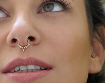 Image result for pretty septum ring