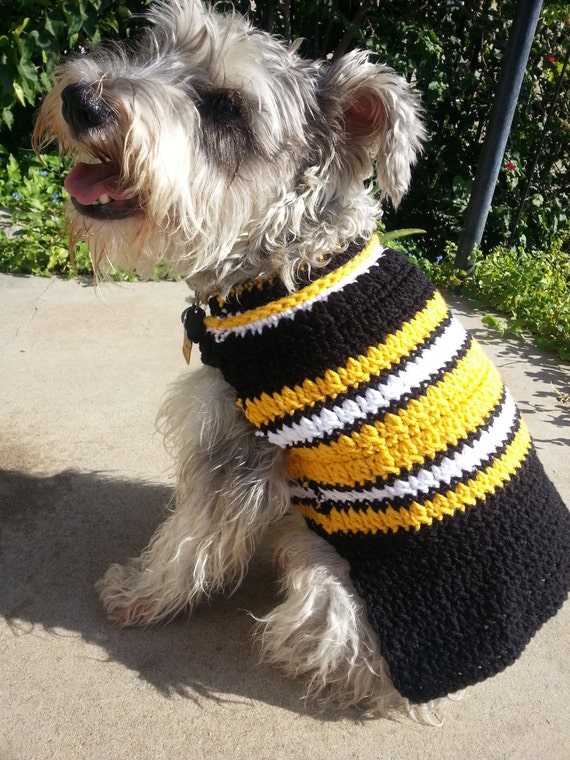 Pittsburgh Steelers Dog Sweater
 SP 102 fy Cozy Pittsburgh Steelers Football Dog Sweater