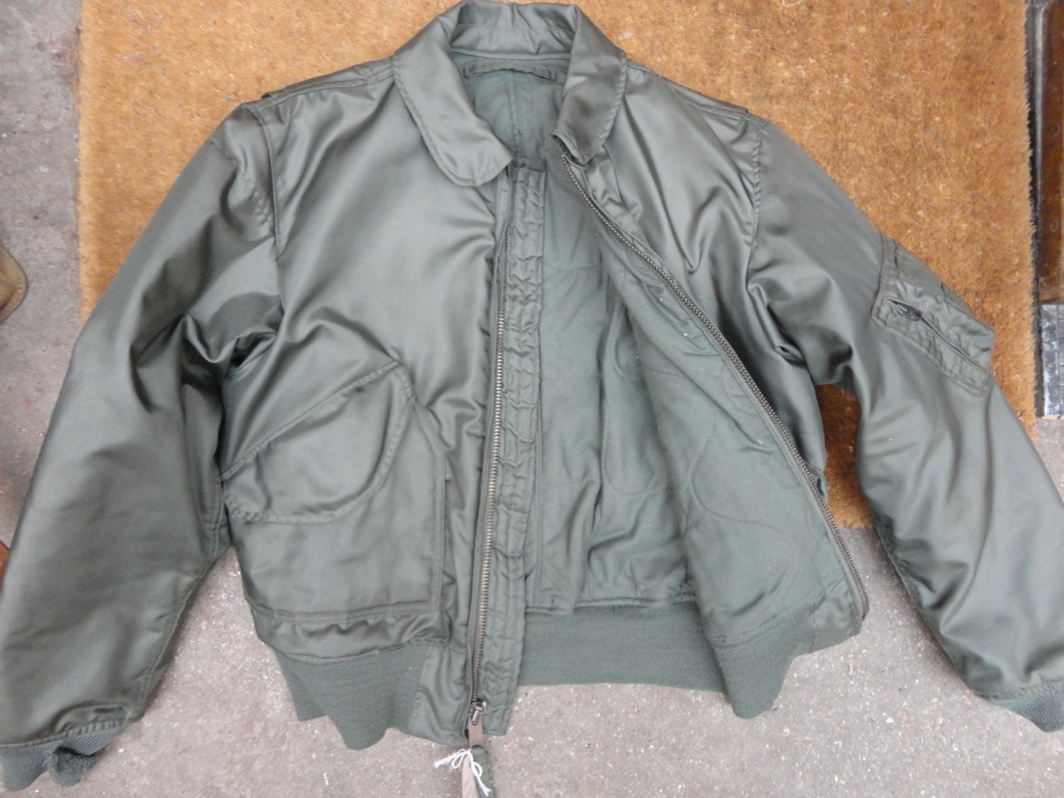 Vintage 1980s green USAF Nomex CWU 145/P by TheDustbowlVintage