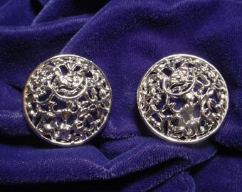 Sarah Coventry 1950s Silver Earrings