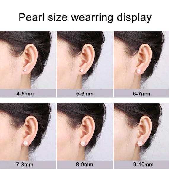 pearl stud earringfreshwater pearl earring stud genuine