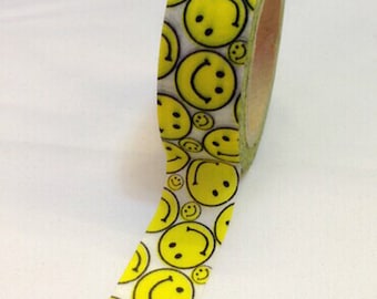 Smile Washi Tape -- Japanese Washi Tape -Deco tape-- 15mm x10M