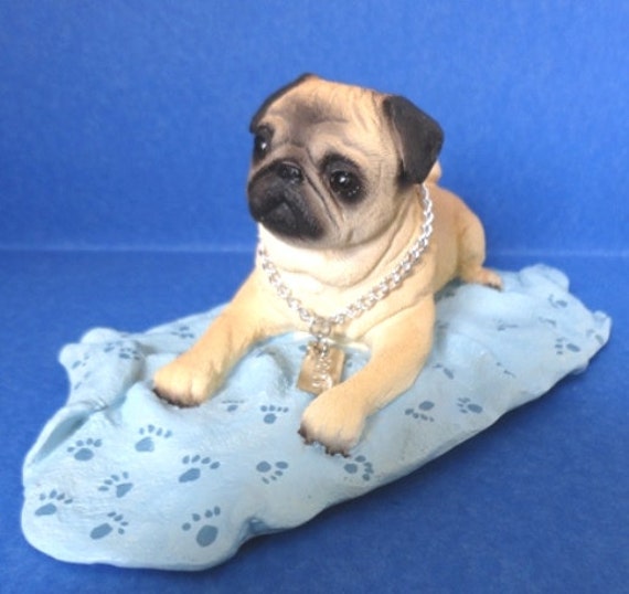 vintage pug figurine